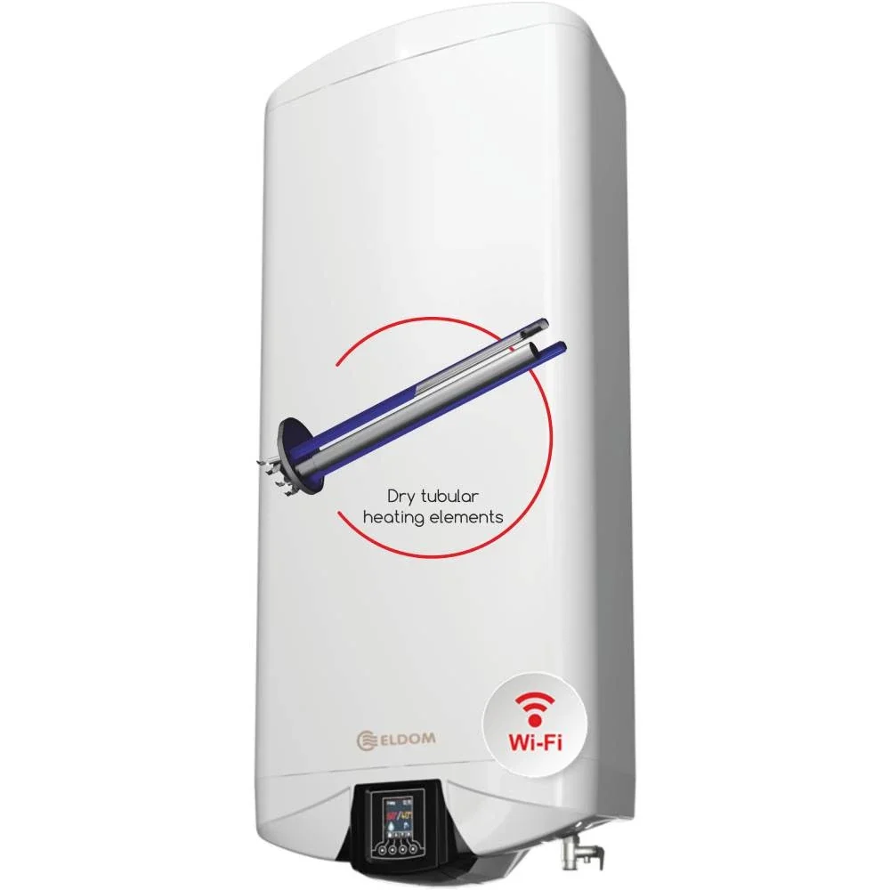Водонагрівач Eldom Galant 80 2100+1200 W DU080W-W (80 л, Мокрий ТЕН)