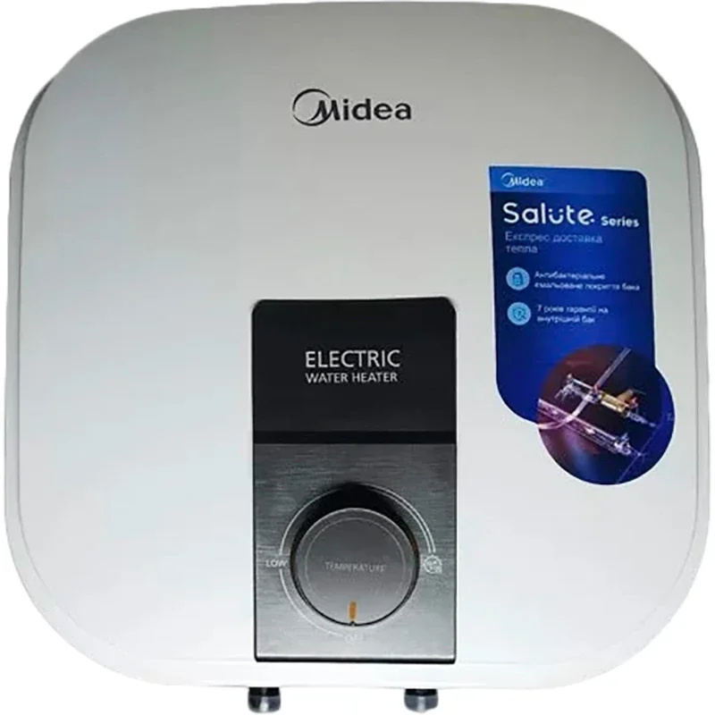 Водонагрівач Midea D10-20VI(O) (10 л, Мокрий ТЕН)