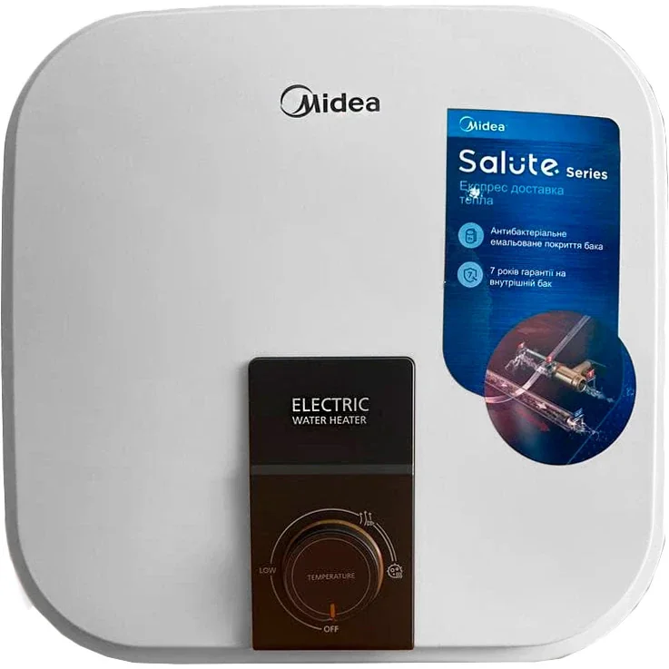 Водонагрівач Midea D10-20VI(U) (10 л, Мокрий ТЕН)